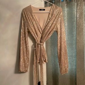 Sequin top- never worn